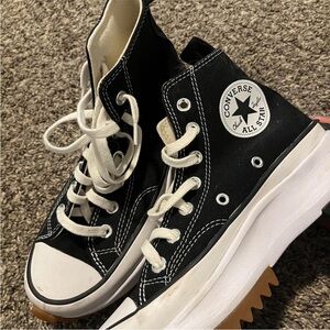 Converse Black and White High-Tops